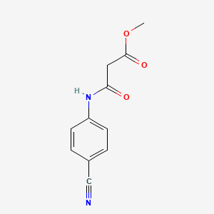 Methyl 3-(4-cyanoanilino)-3-oxopropanoate