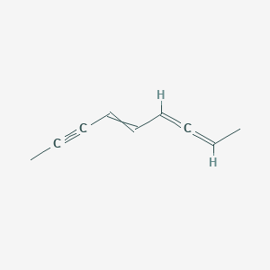 molecular formula C9H10 B15410371 Nona-2,3,5-trien-7-yne CAS No. 536762-32-0