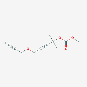 Methyl 2-methyl-5-[(prop-2-yn-1-yl)oxy]pent-3-yn-2-yl carbonate