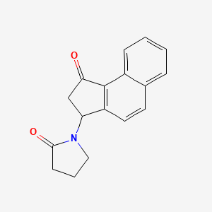 2-Pyrrolidinone, 1-(2,3-dihydro-1-oxo-1H-benz[e]inden-3-yl)-