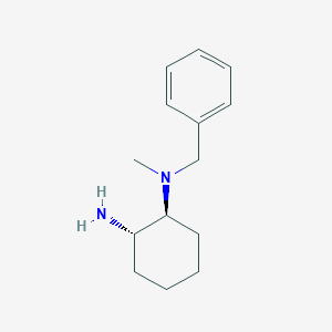 molecular formula C14H22N2 B15410445 1,2-Cyclohexanediamine, N-methyl-N-(phenylmethyl)-, (1S,2S)- CAS No. 824939-03-9