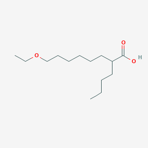 2-Butyl-8-ethoxyoctanoic acid