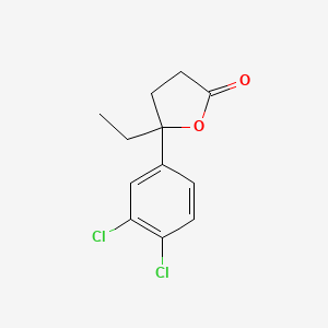 2(3H)-Furanone, 5-(3,4-dichlorophenyl)-5-ethyldihydro-