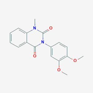 3-(3,4-Dimethoxyphenyl)-1-methylquinazoline-2,4(1H,3H)-dione