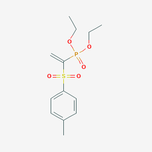 molecular formula C13H19O5PS B15410572 Diethyl [1-(4-methylbenzene-1-sulfonyl)ethenyl]phosphonate CAS No. 827304-07-4