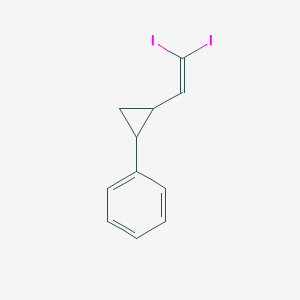 molecular formula C11H10I2 B15410580 [2-(2,2-Diiodoethenyl)cyclopropyl]benzene CAS No. 823180-02-5