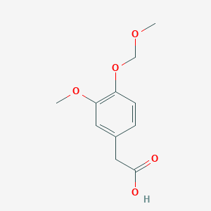 [3-Methoxy-4-(methoxymethoxy)phenyl]acetic acid