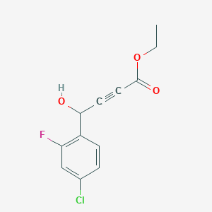 Ethyl 4-(4-chloro-2-fluorophenyl)-4-hydroxybut-2-ynoate