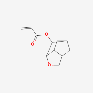 B15410601 Hexahydro-2H-3,5-methanocyclopenta[b]furan-6-yl prop-2-enoate CAS No. 827607-31-8