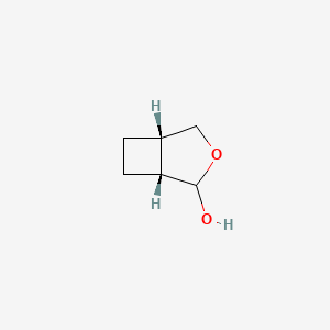 molecular formula C6H10O2 B15410602 (1R,5S)-3-Oxabicyclo[3.2.0]heptan-2-ol CAS No. 536740-21-3