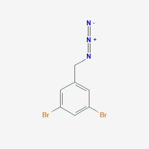 molecular formula C7H5Br2N3 B15410661 1-(Azidomethyl)-3,5-dibromobenzene CAS No. 823189-04-4