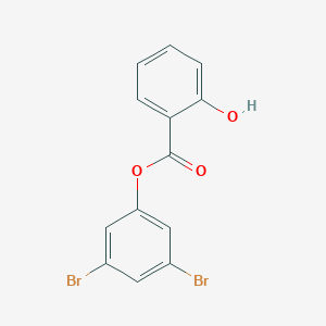 molecular formula C13H8Br2O3 B15410667 3,5-Dibromophenyl 2-hydroxybenzoate CAS No. 820243-56-9