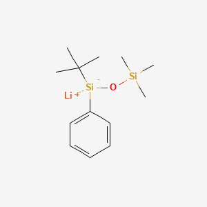 lithium;tert-butyl-phenyl-trimethylsilyloxysilanide