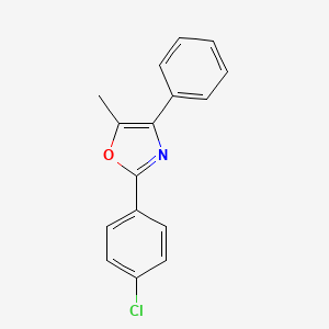 Oxazole, 2-(4-chlorophenyl)-5-methyl-4-phenyl-