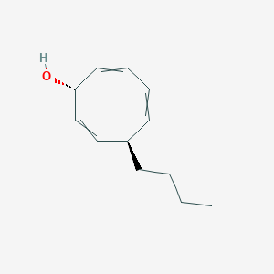 molecular formula C12H18O B15410724 (1R,6R)-6-Butylcycloocta-2,4,7-trien-1-ol CAS No. 830330-00-2