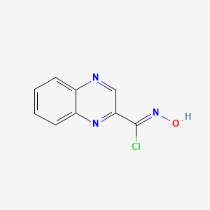 (2Z)-N-hydroxyquinoxaline-2-carboximidoyl chloride