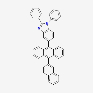 5-[10-(Naphthalen-2-yl)anthracen-9-yl]-1,2-diphenyl-1H-benzimidazole