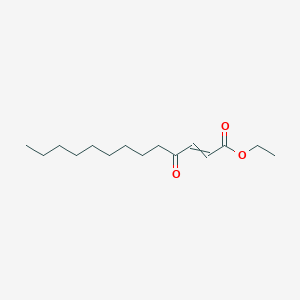 Ethyl 4-oxotridec-2-enoate