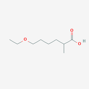 molecular formula C9H18O3 B15410764 6-Ethoxy-2-methylhexanoic acid CAS No. 538373-99-8