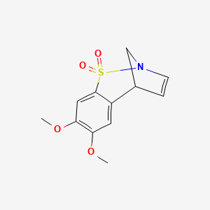 5H-2,5-Methano-1,2-benzothiazepine, 7,8-dimethoxy-, 1,1-dioxide