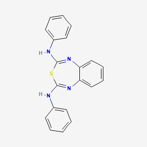 N~2~,N~4~-Diphenyl-3,1,5-benzothiadiazepine-2,4-diamine