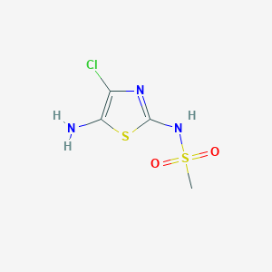 Methanesulfonamide, N-(5-amino-4-chloro-2-thiazolyl)-