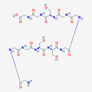 Glycylglycylglycyl-L-seryl-L-serylglycylglycylglycyl-L-serylglycylglycine