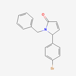 1-Benzyl-5-(4-bromophenyl)-1,5-dihydro-2H-pyrrol-2-one