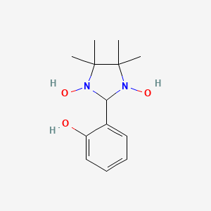 2-(2-Hydroxyphenyl)-4,4,5,5-tetramethylimidazolidine-1,3-diol