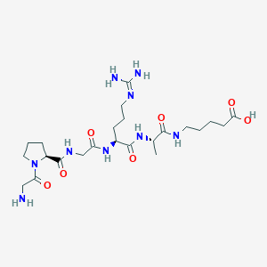 Glycyl-L-prolylglycyl-N~5~-(diaminomethylidene)-L-ornithyl-N-(4-carboxybutyl)-L-alaninamide