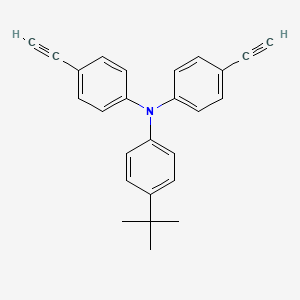 molecular formula C26H23N B15410848 4-tert-Butyl-N,N-bis(4-ethynylphenyl)aniline CAS No. 817192-64-6