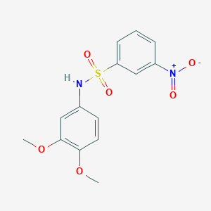 N-(3,4-dimethoxyphenyl)-3-nitrobenzenesulfonamide