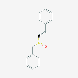 molecular formula C15H14OS B15410858 {[(S)-2-Phenylethenesulfinyl]methyl}benzene CAS No. 646516-55-4