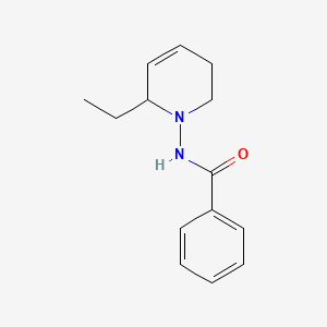 N-(6-Ethyl-3,6-dihydro-1(2H)-pyridinyl)benzamide