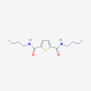 molecular formula C14H22N2O2S B15410900 N~2~,N~5~-Dibutylthiophene-2,5-dicarboxamide CAS No. 824953-90-4