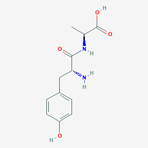 molecular formula C12H16N2O4 B15410947 L-Alanine, D-tyrosyl- CAS No. 821776-08-3