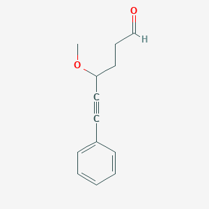 5-Hexynal, 4-methoxy-6-phenyl-