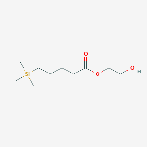 molecular formula C10H22O3Si B15410985 2-Hydroxyethyl 5-(trimethylsilyl)pentanoate CAS No. 828922-09-4