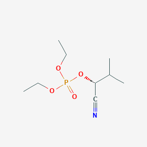 molecular formula C9H18NO4P B15411119 (1R)-1-Cyano-2-methylpropyl diethyl phosphate CAS No. 820969-60-6