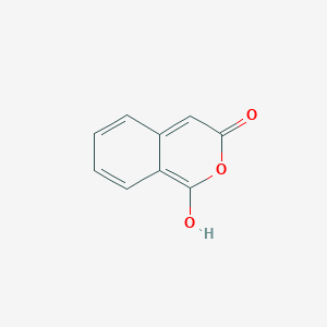 molecular formula C9H6O3 B15411168 1-Hydroxy-3H-2-benzopyran-3-one CAS No. 412050-23-8