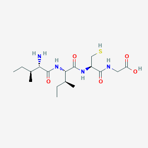 molecular formula C17H32N4O5S B15411211 L-Isoleucyl-L-isoleucyl-L-cysteinylglycine CAS No. 798540-28-0