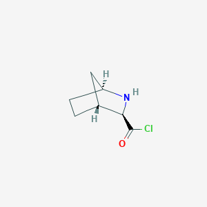 molecular formula C7H10ClNO B15411308 (1S,3R,4R)-2-Azabicyclo[2.2.1]heptane-3-carbonyl chloride CAS No. 738567-65-2