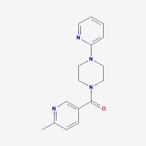 Piperazine, 1-[(6-methyl-3-pyridinyl)carbonyl]-4-(2-pyridinyl)-