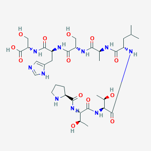 L-Prolyl-L-threonyl-L-threonyl-L-leucyl-L-alanyl-L-seryl-L-histidyl-L-serine