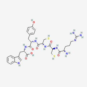 L-Tryptophan, L-arginyl-L-cysteinyl-L-cysteinyl-L-tyrosyl-