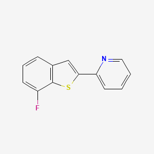 2-(7-Fluoro-1-benzothiophen-2-yl)pyridine