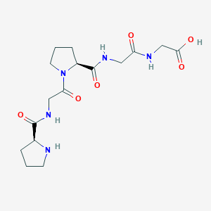 molecular formula C16H25N5O6 B15411495 L-Prolylglycyl-L-prolylglycylglycine CAS No. 407577-26-8