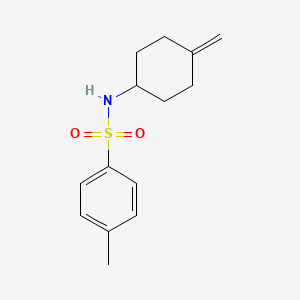 molecular formula C14H19NO2S B15411583 4-Methyl-N-(4-methylidenecyclohexyl)benzene-1-sulfonamide CAS No. 486413-13-2