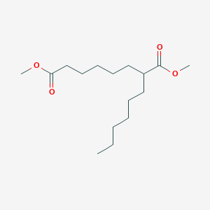 molecular formula C16H30O4 B15411684 Dimethyl 2-hexyloctanedioate CAS No. 403739-71-9