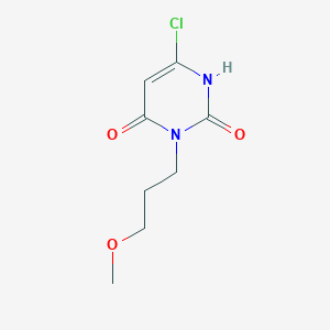 molecular formula C8H11ClN2O3 B15411740 6-Chloro-3-(3-methoxypropyl)pyrimidine-2,4(1H,3H)-dione CAS No. 230630-78-1